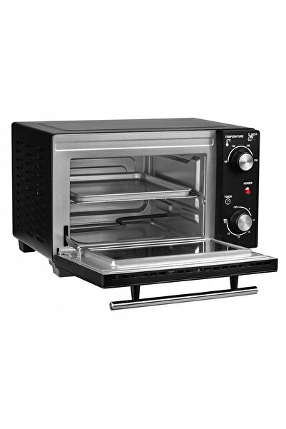 Lafe Mini cuptor electric cu grill de 10L, 800W, termostat, tavă + grătar