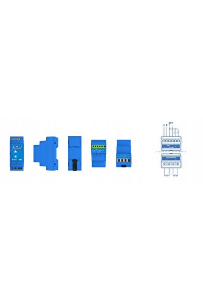 NO BRAND Sinum PS-02M releu pentru șină DIN cu comunicație wireless Tech WTP