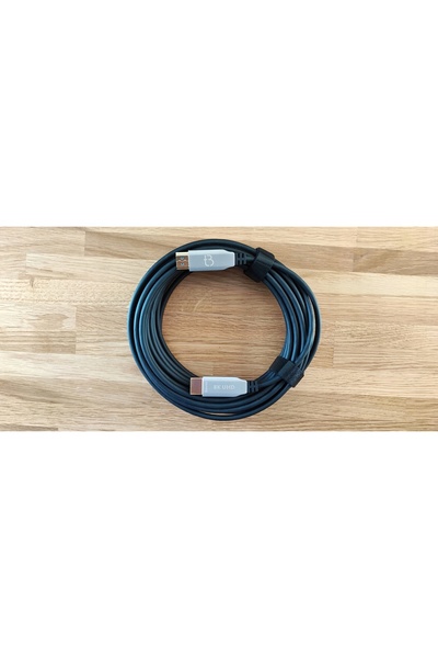 Tradebit Cablu HDMI 2.1 8K 60Hz 4K 120Hz AOC Optic UHD HDR 10m Aluminiu