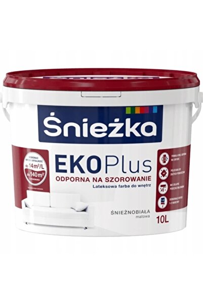Śnieżka EKO PLUS Vopsea Latex pentru Pereți și Tavane Alb Mat 10L