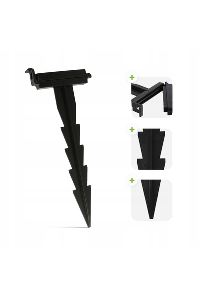 TRCR 10x Suport pentru bandă de irigare prin picurare 21cm QN