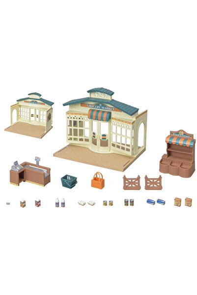 NO BRAND SYLVANIAN FAMILIES Set de supermarket Casă de marcat Bandă transport...