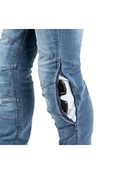 NO BRAND Pantaloni de motociclism din denim pentru femei W-TEC 3XL