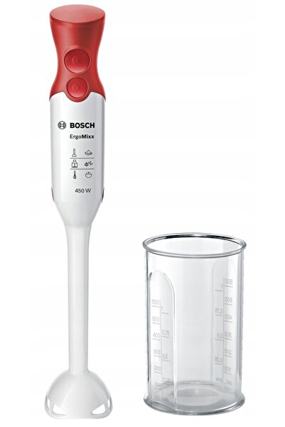 Bosch Blender de mână ErgoMixx MSM64010 450 W Alb-Roșu