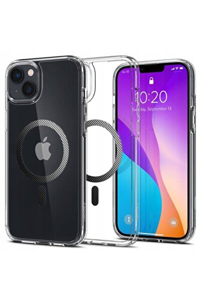 Spigen Husă Ultra Hibridă Mag Magsafe pentru iPhone 14 Plus, carbon