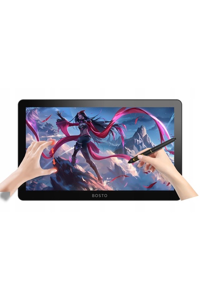 NO BRAND BOSTO BT-19UHDT(P) Tabletă grafică cu ecran LCD 3840x2160 și touchsc...