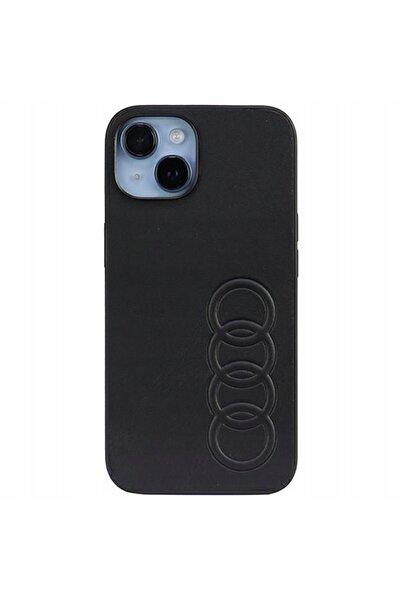 NO BRAND Audi Piele sintetică iPhone 14 6.1 " negru/