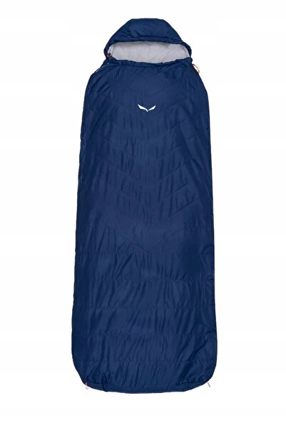 Salewa Micro II 850 Quattro albastru, lungime 210 cm, sac de dormit stânga
