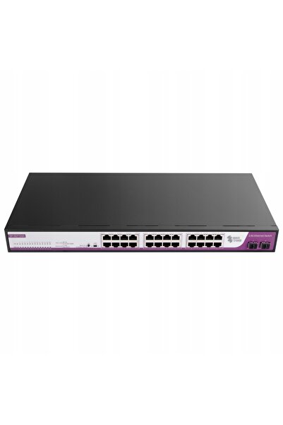 Spacetronik Switch 24 porturi RJ45 2.5G port SFP 10G SP-SGT124S