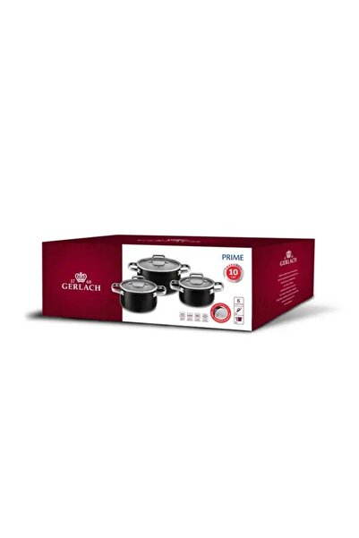 Gerlach Set complet de oale cu capace PRIME 6el + Oală 10 l Ambiente