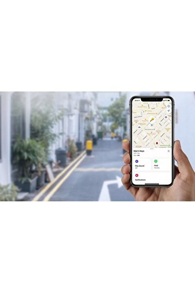 NO BRAND 4x Lifemate Life Tag Tracker GPS IOS APPLE pentru Rucsac, Chei, Bagaje