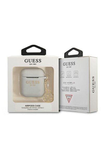 NO BRAND GUESS HUSĂ PENTRU AIRPODS 1 2 CHARM 4G DIN COLECȚIA DE PROTECȚIE DIN...