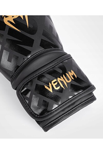 Venum Contender 1.5 XT Mănuși de box pentru copii, negru/auriu, 4 oz