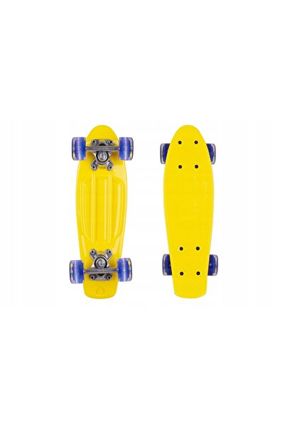 NO BRAND Skateboard WORKER marca Pico tip pește cu roți luminoase