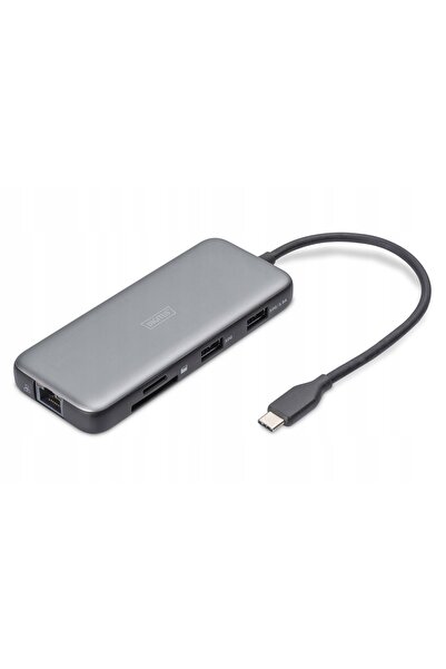 Digitus Stație de andocare USB Tip C cu 7 porturi HDMI 4K/60Hz PD 3.0