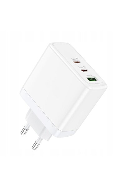 NO BRAND ÎNCĂRCĂTOR ALIMENTATOR GAN DE 65W CU ÎNCĂRCARE RAPIDĂ 2x USB-C 1x US...