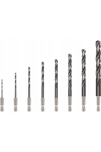 Bosch IMPACT CONTROL Set de burghie din oțel, 8 piese, în cutie
