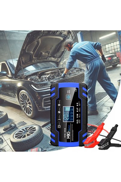 NO BRAND Încărcător auto puternic, încărcător de baterii, afișaj LCD, 24V 12V...