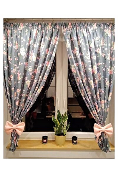 NO BRAND Perdele decorative pentru camera copiilor + fundă 155cm 2 bucăți BAB...