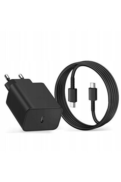 NO BRAND ÎNCĂRCĂTOR RAPID PENTRU TELEFON SAMSUNG KOSTKA PD 45W + CABLU USB-C ...