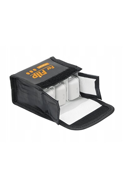 NO BRAND 3x Husă de transport ignifugă pentru baterii pentru drona DJI FLIP