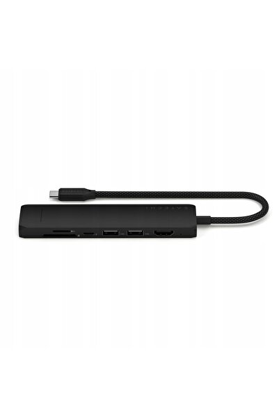 NO BRAND Hub USB Satechi 7 în 1 USB C Adaptor multiport subțire cu Ethernet