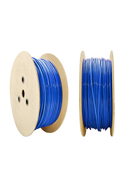 NO BRAND Sârmă de oțel înmănușată cu PVC 8/10mm 6x19 ALBASTRU 10m
