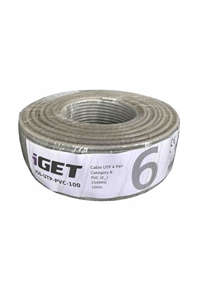 NO BRAND Cablu torsadat iGET UTP cat.6 inewn 100m cablu