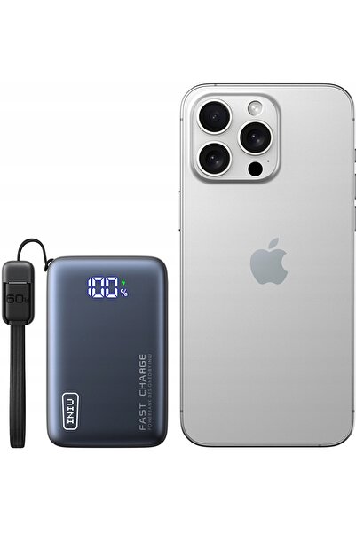 NO BRAND Powerbank INIU Pocket Pro Small 10000 mAh 45W Albastru