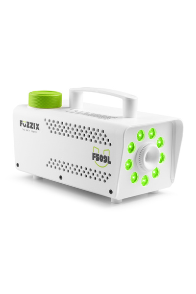 NO BRAND Mașină de fum cu efect LED RGB alb Fuzzix+ lichid gratuit