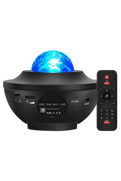 Ikonka Lampa de Veghe Proiector Stele Luna 360 Grade pentru Camera Copilului,...