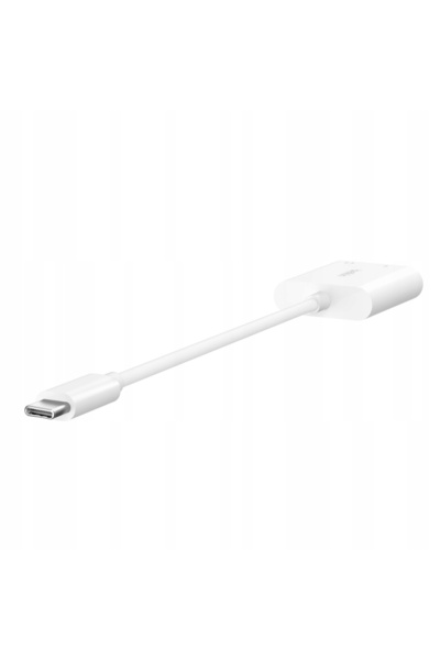 NO BRAND Adaptor Belkin USB-C la audio de 3.5mm + încărcare USB-C, 60W maxim