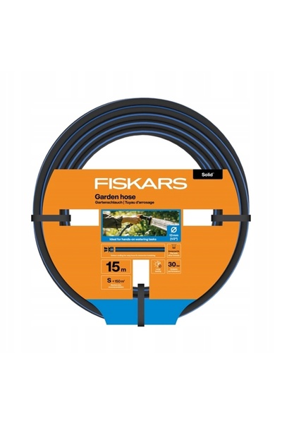 FiSKARS Furtun de grădină 13MM 1/2 " 15M SOLID 1076049
