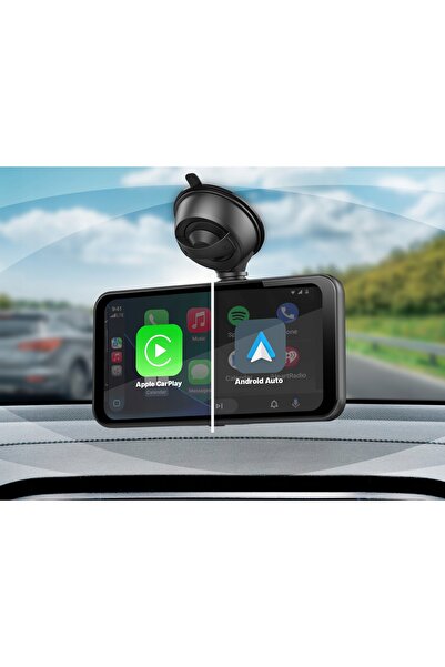 Tracer Tabletă auto CarPlay 6.2 Wireless + Cameră marșarier