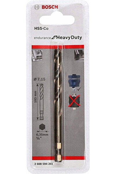 Bosch Burghiu pilot profesional HSS-Co 7,15x105mm Power Change Plus