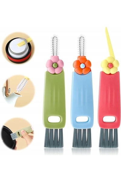 NO BRAND SET DE CURĂȚARE 3 ÎN 1 PENTRU STICLĂ ȘI PALEȚE, PERII, CAPACE, STICLĂ