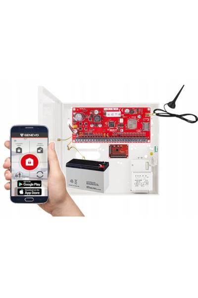 NO BRAND KIT SISTEM DE ALARMĂ PRIMA64Q PANOU LCD ZONĂ DE NOAPTE 12 SENZORI GS...