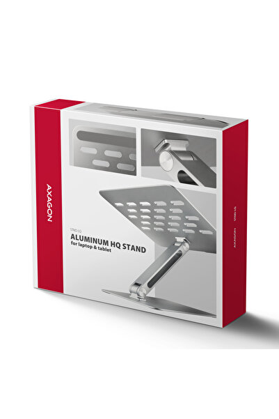 NO BRAND Suport Axagon STND LQ, suport HQ din aluminiu pentru laptop de 10 inch