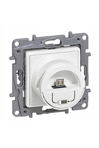 NO BRAND STAȚIE DE ÎNCĂRCARE MICRO USB 5V ALB LEGRAND NILOE