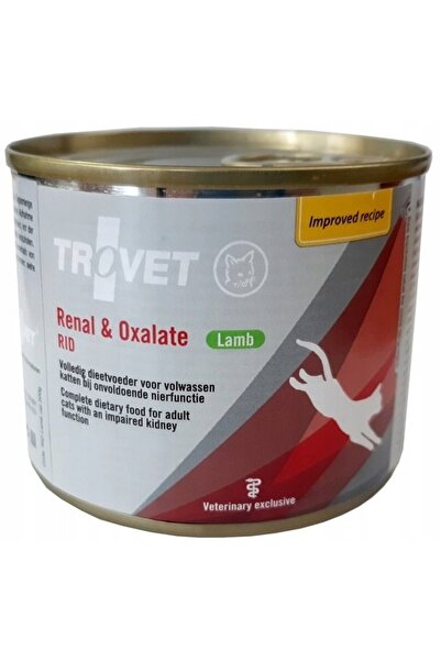 NO BRAND Hrană pentru pisici TROVET RID Renal & Oxalate Miel 12 x 200 g