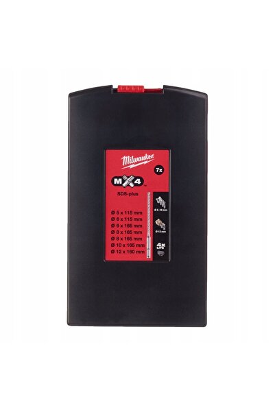 Milwaukee Burghie pentru beton SDS-Plus MX4 5-12mm (7 bucăți) 4932500060