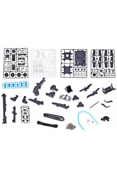 Jokomisiada Set utilaje de construcții 3 în 1: Excavator, Macara, Încărcător ...