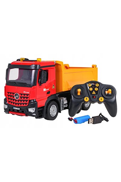 Ramiz Camion basculant mare cu telecomandă, vehicul de construcții RC, cu ben...