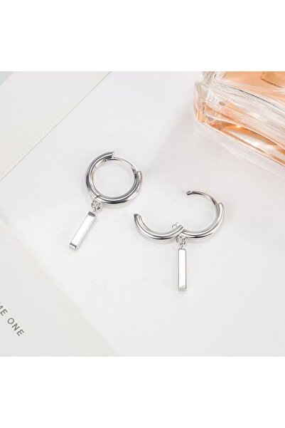 Choice 30HLZY7634-01 NBSAMENG 925 Sterling Silver Geometry Asymmetric Earring...