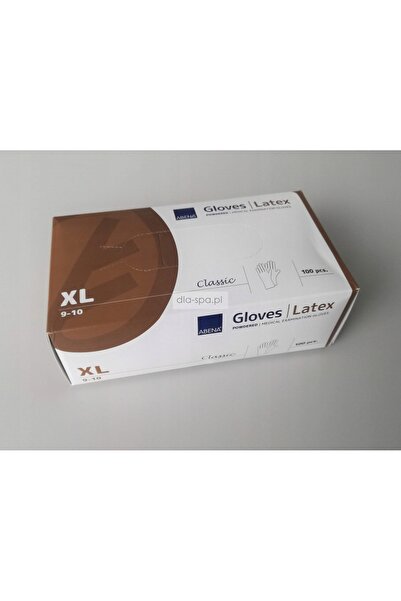 NO BRAND Mănuși din latex pudrate 100 bucăți XL (10)