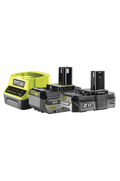 Ryobi ONE+ Pachet de baterii Li-ion 2A + 4A + Încărcător RC18120-242X