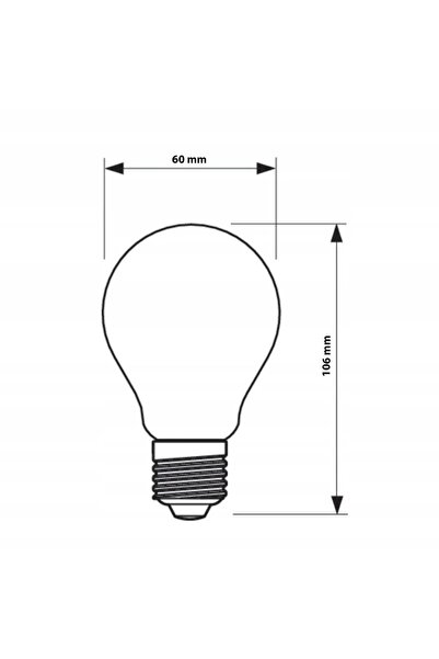 Philips Bec LED E27 cu filament 7W =60W 806lm 2700K 230V CorePro Set 6x