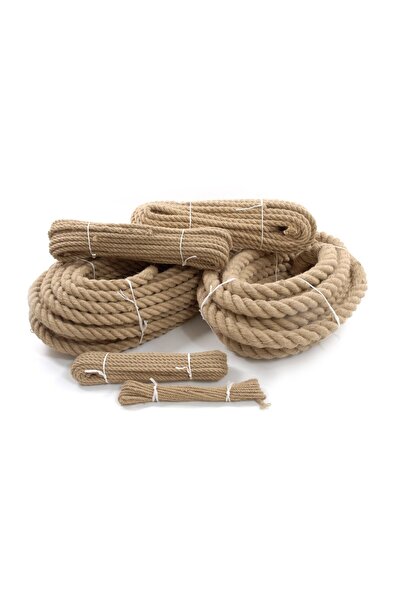 NO BRAND LINA LINKA JUTE Sfoară decorativă pentru stâlp de zgâriat pisici 14m...
