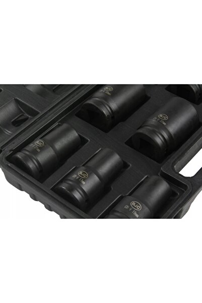 BJC SET DE CHEI DE IMPACT 3/4 " CHEI DE IMPACT 17-32 mm 8 BUCĂȚI VALIZĂ