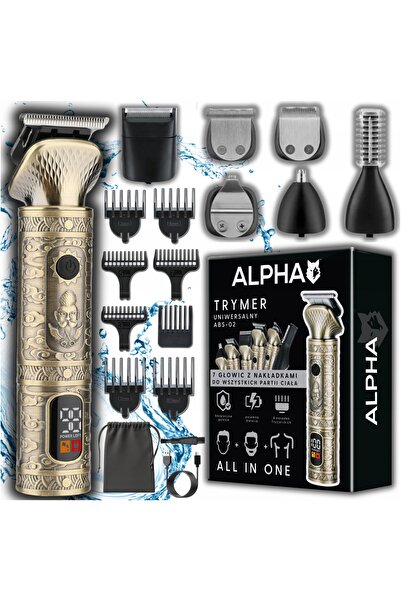 NO BRAND Aparat de tuns păr și barbă 7-în-1 - Trimmer pentru nas + Aparat de ...